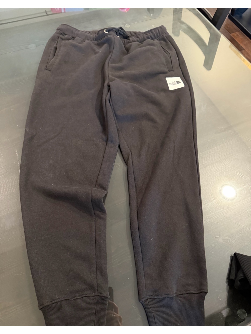 The North Face Black Top with Logo Patch